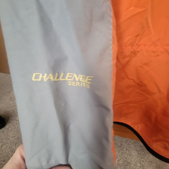 Columbia Challenge Series Jacket Large Womens Orange Gray Shell Only - Picture 15 of 16